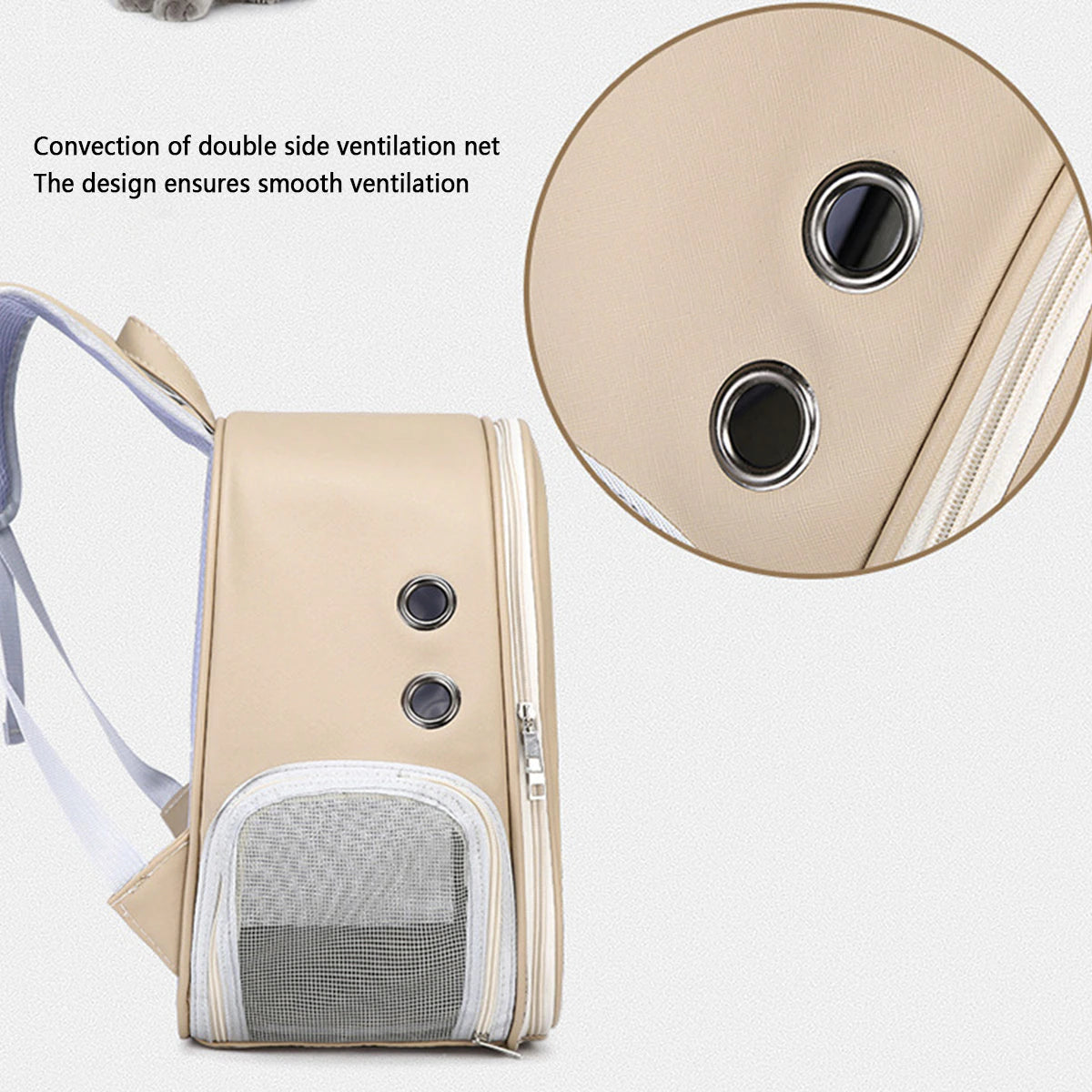 Transparent Cat Face Backpack Pet Carrier