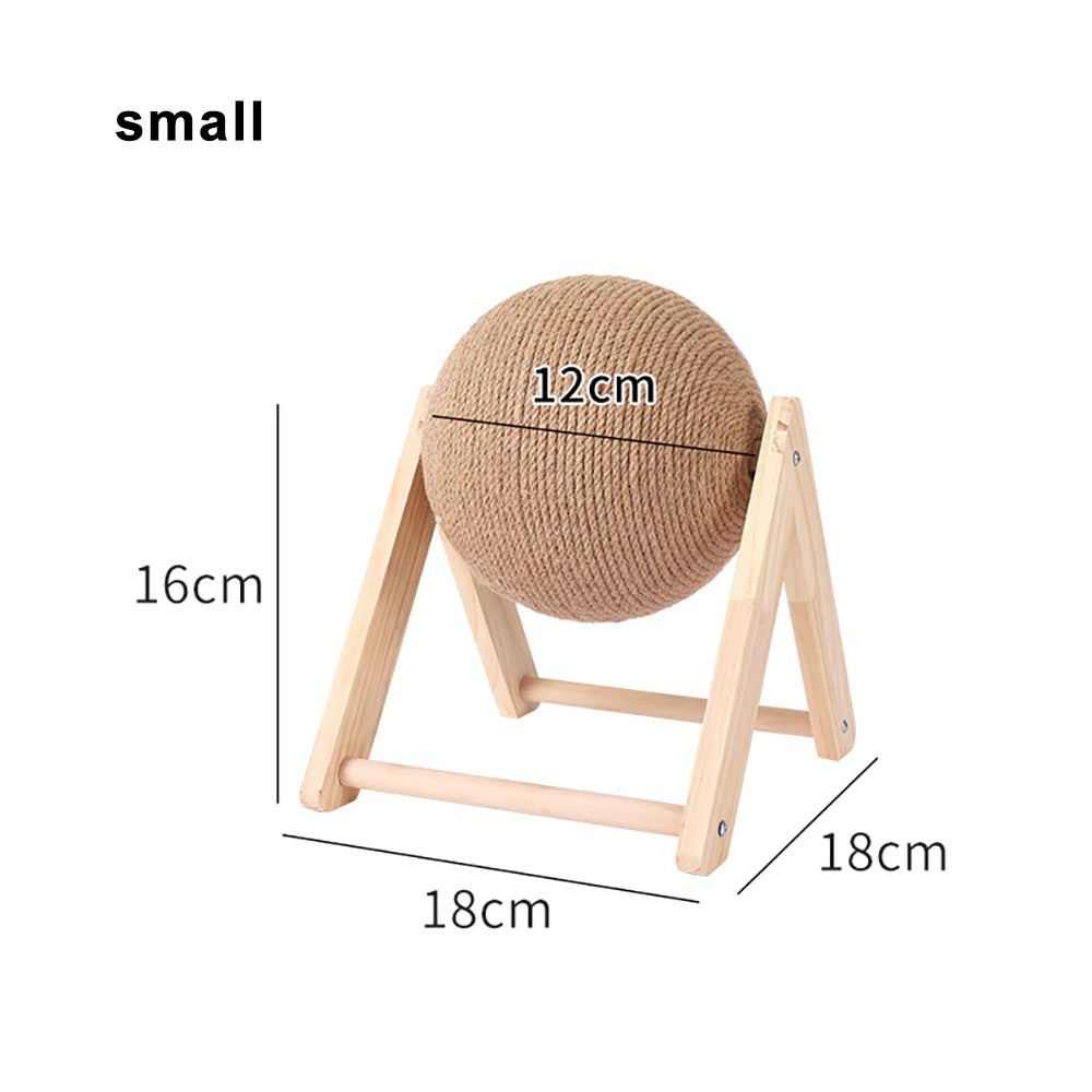 Cat Natural Sisal Rope Scratching Ball Toy