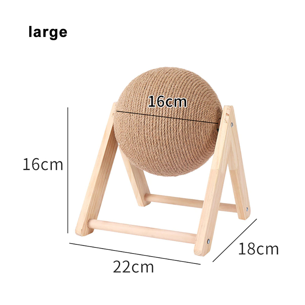 Cat Natural Sisal Rope Scratching Ball Toy