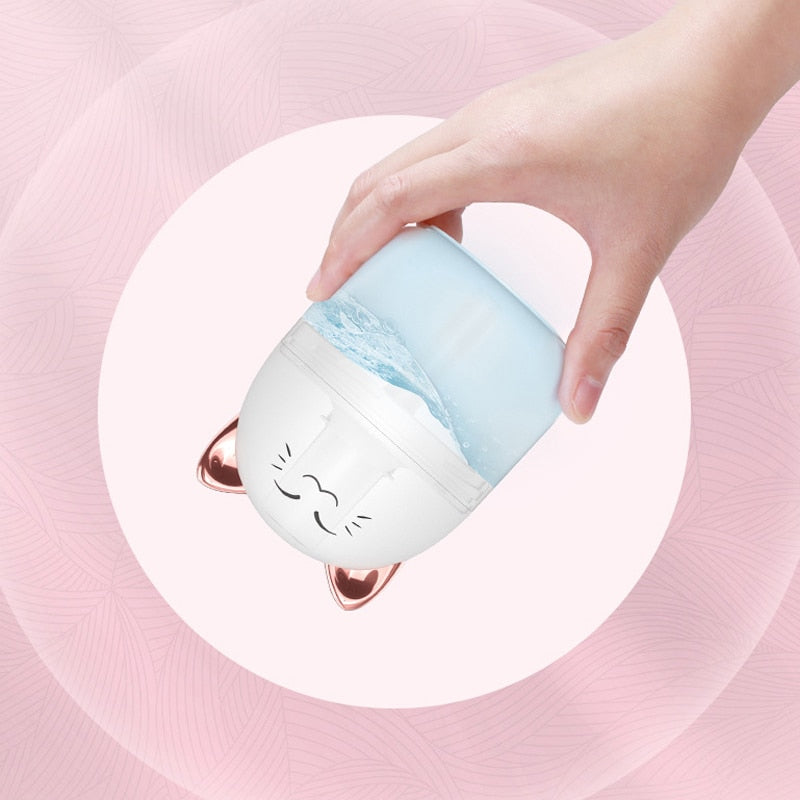 Cute White Cat Humidifier and Aroma Diffuser