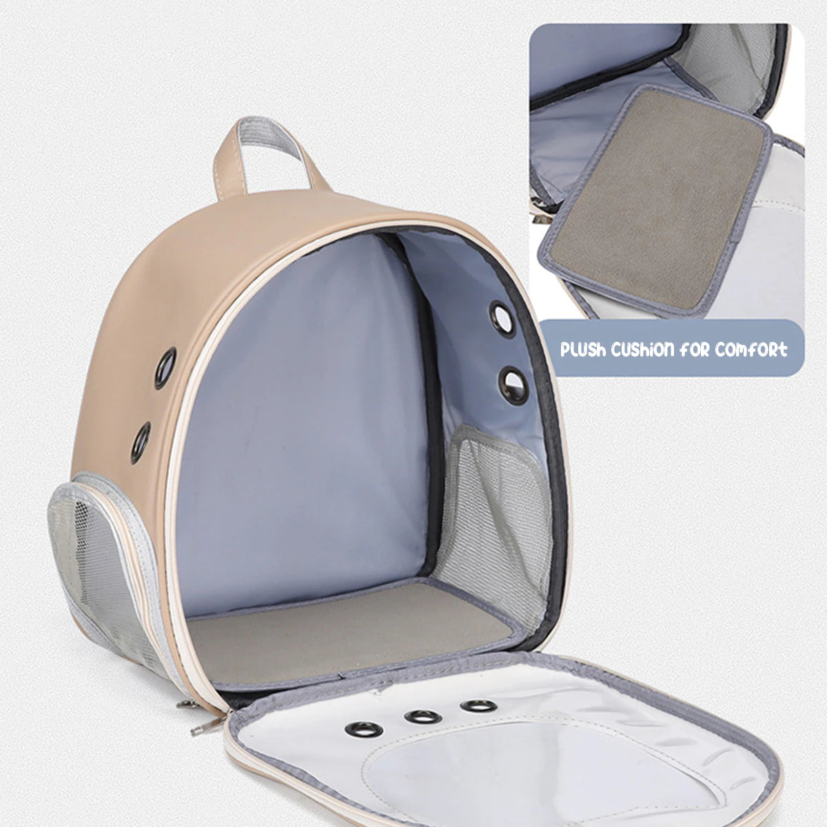 Transparent Cat Face Backpack Pet Carrier