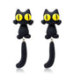Unique 3D Cartoon Cat Earrings
