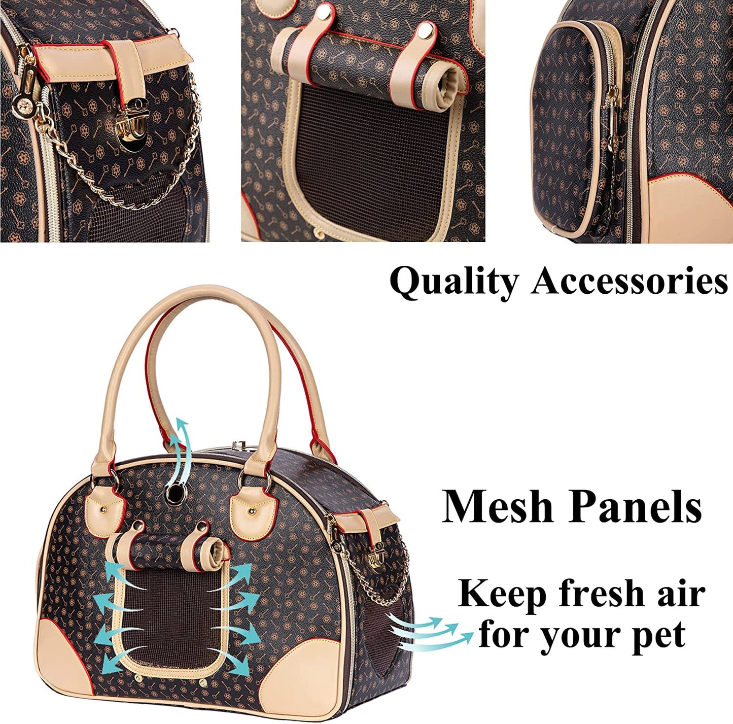 Luxury Airline Approved Pet Carrier - Cat or Small Dog